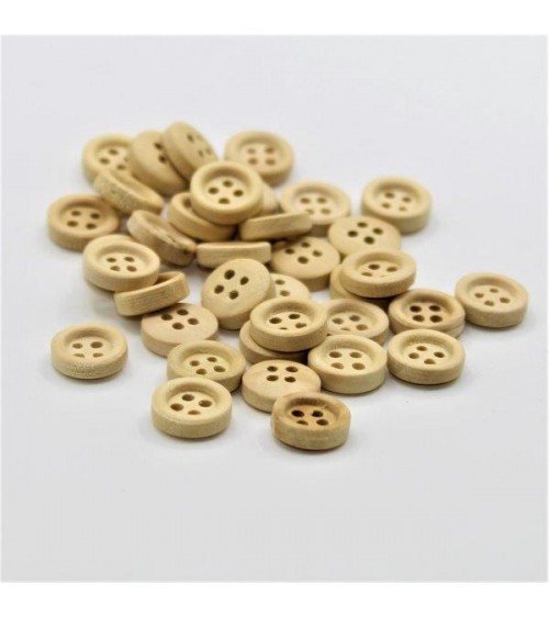 0883001 Bottoni 4F LEGNO lin16 mm10 (x100pz)