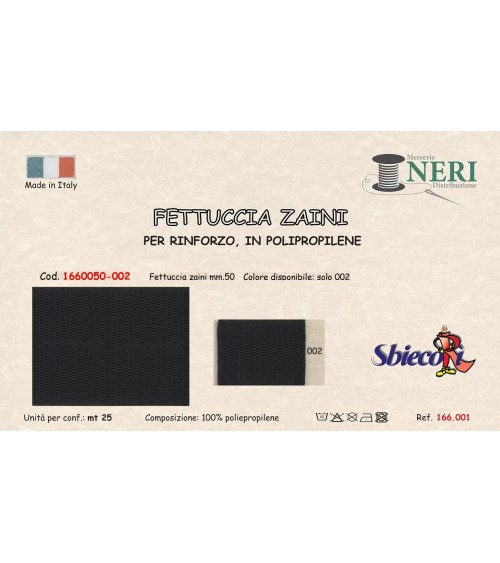 1660050-002 FETTUCCIA ZAINI mm50