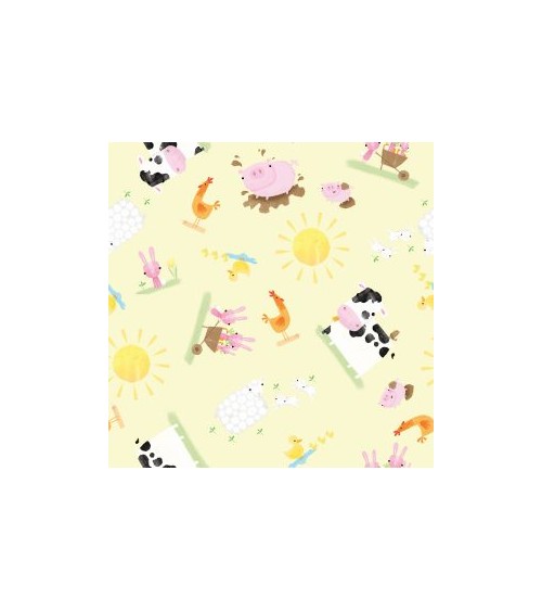 3132702-04 TESSUTO cm110 Playful F.Yell. 100CO