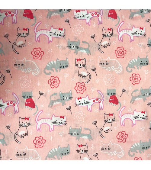 3133354-01 TESSUTO cm110 Felines 65PL 35CO