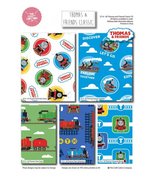 3162714-00 Tess.FQ 45x55 x5pz Thomas Friends 100CO