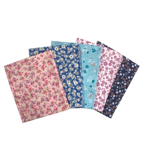 3162737-00 Tess.FQ 45x55 x5pz Ditsy Florals 100CO