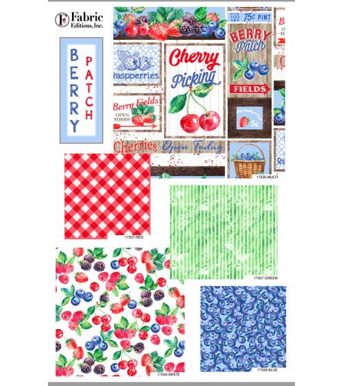 3162771-00 Tess.FQ 45x55 x5pz Berry Patch. 100CO