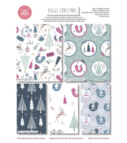 3162800-00 Tess.FQ 45x55 x5pz Hygge Xmas 100CO