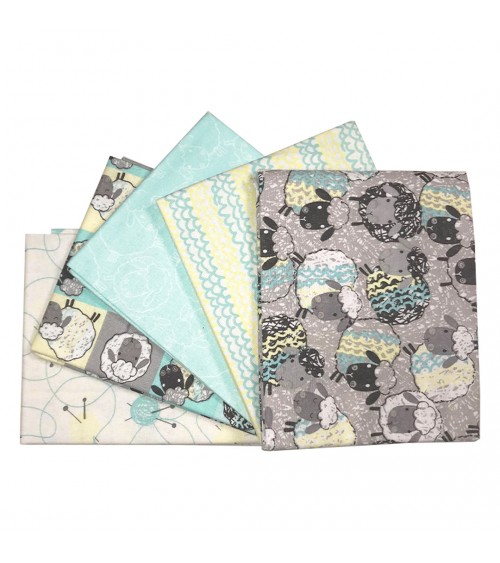 3162875-00 Tess.FQ 45x55 x5pz Knitting S. 100CO