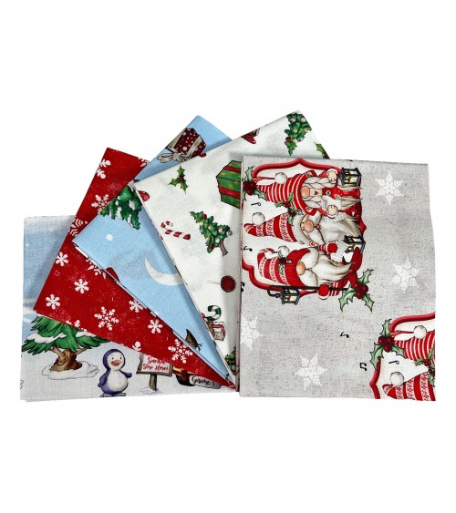 3163265-00 Tess.FQ 45x55 x5pz Gnome Xmas 100CO