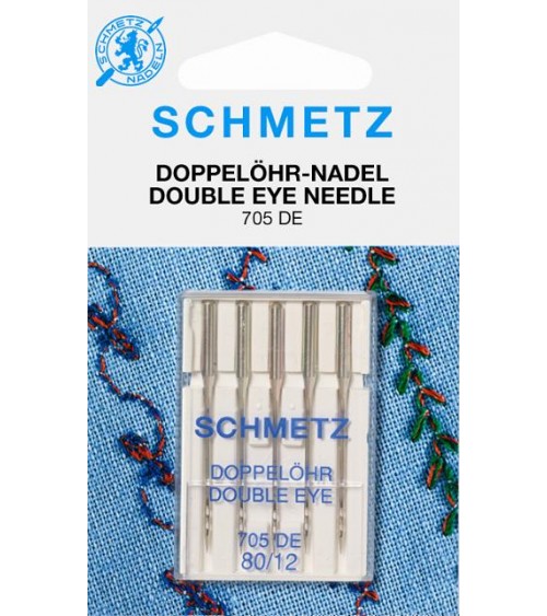 011445 AGHI M/C DOPPIA CRUNA mis.80 x5pz