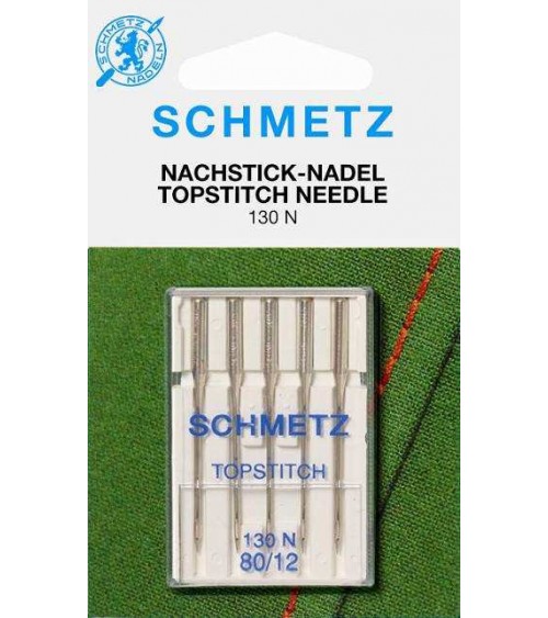 011447 AGHI M/C TOP STITCH mis.80/100 x5pz