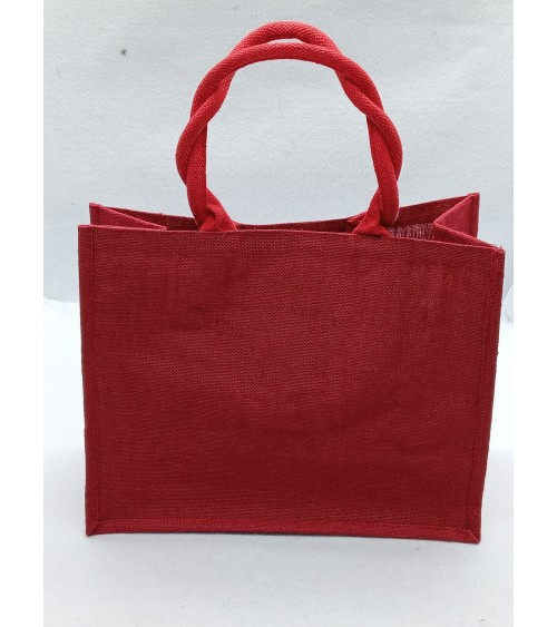 6380006-124 Borsa Juta Color 33x42x19cm