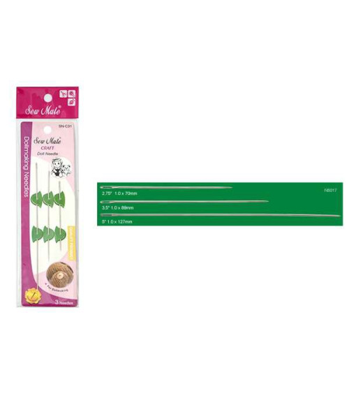 DW1436 Aghi per bambole x3pz