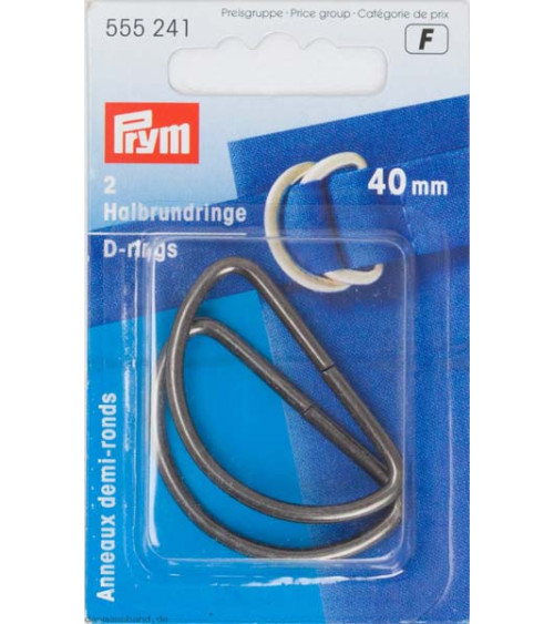 P555241 ANELLI ''D'' mm40 x4pz arg.ant.**