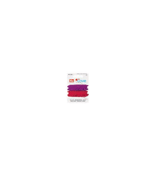 P957804 P.Love ELAST. ARRICC.16mm rosso/lilla**