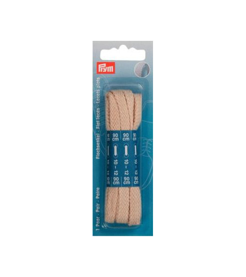 P974722 STRINGHE PIATTE 8x90cm BEIGE**