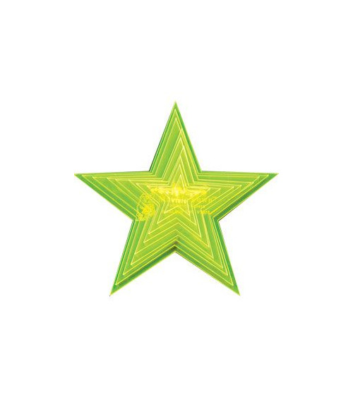 V118 Star Small 1in.-5in.(Set 9pz)