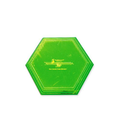 V119 Hexagon XLarge 8.5in.-10.5in.(Set 5pz)