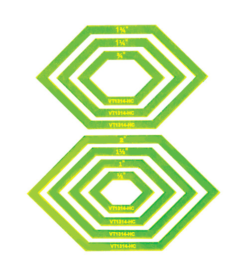 V282 90° Lozenge Donut 1/2in.-2in.(Set 7pz)