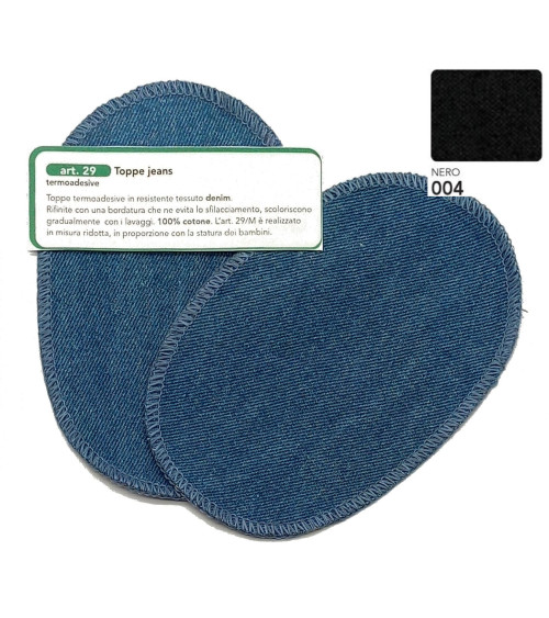 M29-004 TOPPE JEANS TERMOAD. NERO