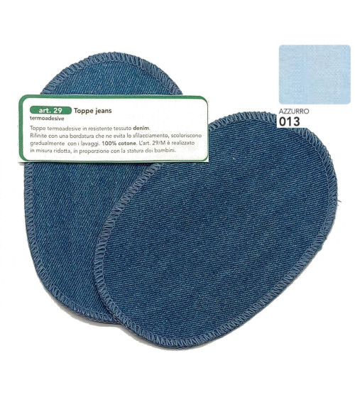 M29-013 TOPPE JEANS TERMOAD. AZZURRO