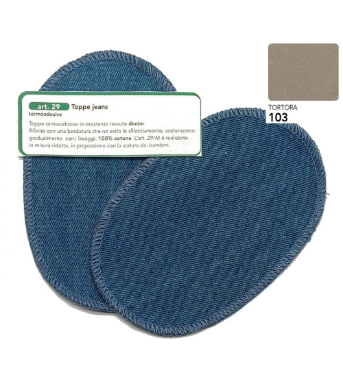 M29-103 TOPPE JEANS TERMOAD. TORTORA**