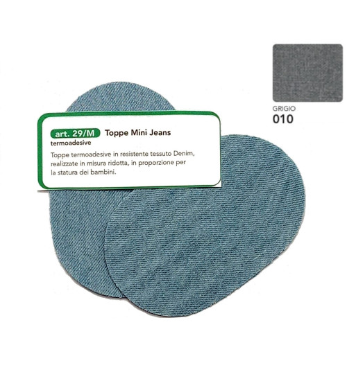M29M-010 TOPPE MINI JEANS TERMOAD. GRIGIO MEDIO