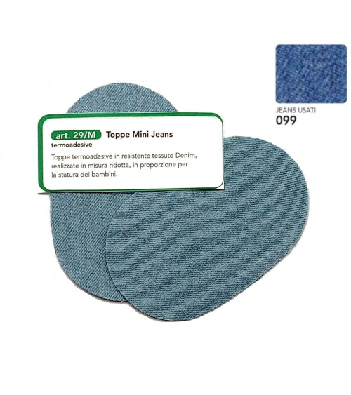 M29M-099 TOPPE MINI JEANS TERMOAD. JEANS USATI
