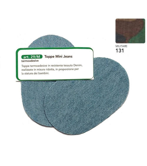 M29M-131 TOPPE MINI JEANS TERMOAD. MILITARE