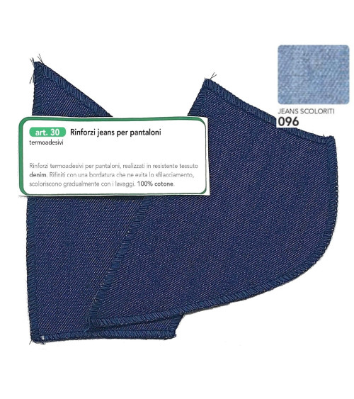 M30-096 RINFORZI JEANS TERMOAD. JEANS SCOLORATO**