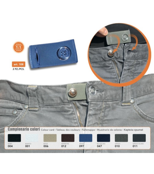 M108-047 PROLUNGA GIROVITA PANTALONE BLU SC.