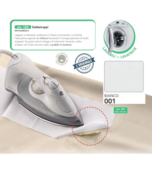 M120-001 SALDASTRAPPI TERMOAD. BIANCO