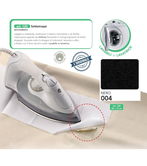 M120-004 SALDASTRAPPI TERMOAD. NERO