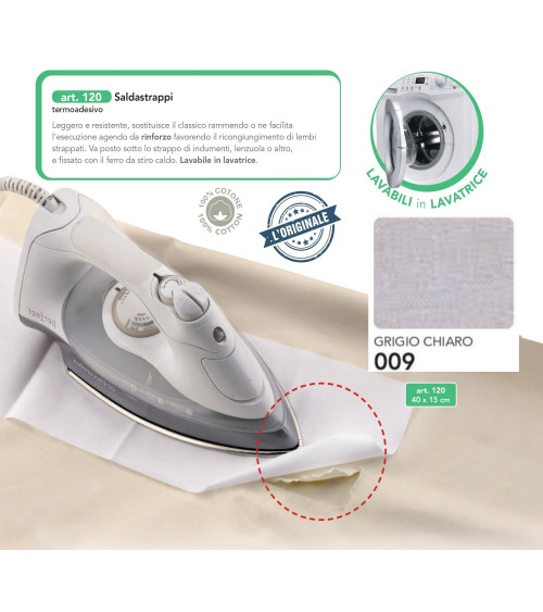 M120-009 SALDASTRAPPI TERMOAD. GRIGIO CHIARO