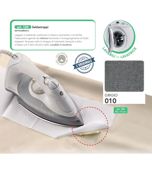 M120-010 SALDASTRAPPI TERMOAD. GRIGIO MEDIO