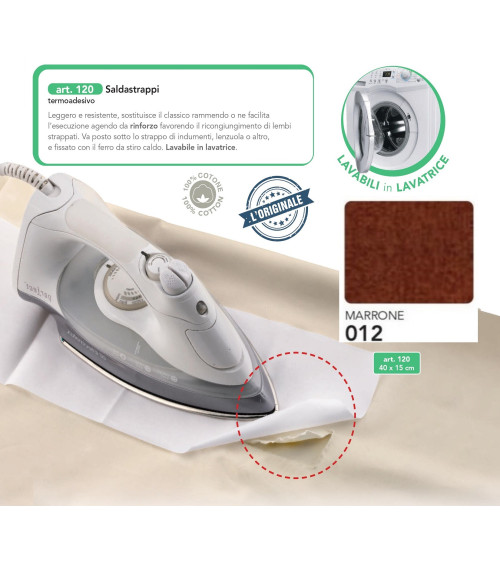 M120-012 SALDASTRAPPI TERMOAD. MARRONE