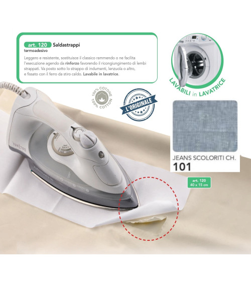 M120-101 SALDASTRAPPI TERMOAD. SCOLORATO CHIARO