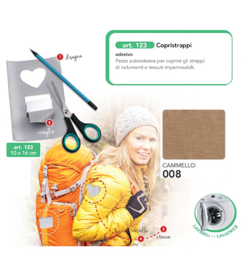 M123-008 COPRISTRAPPI AUTOADES. CAMMELLO