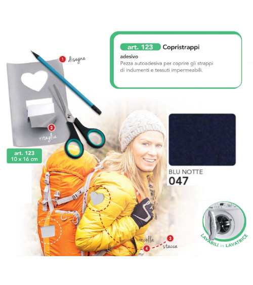 M123-047 COPRISTRAPPI AUTOADES. BLU NOTTE