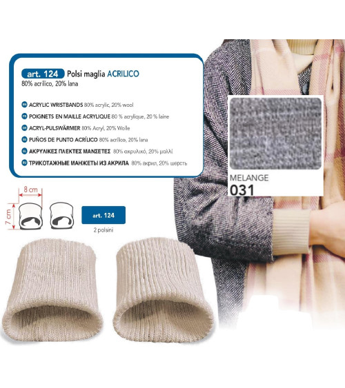 M124-031 POLSI EXPRESS GRIGIO MELANGE