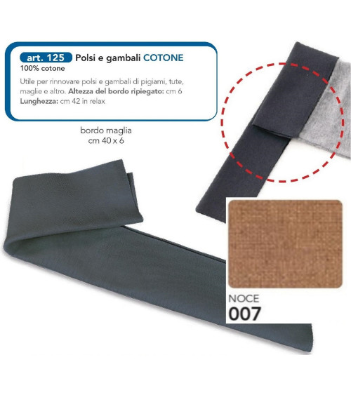 M125-007 BORDO POLSI E GAMBALI NOCE