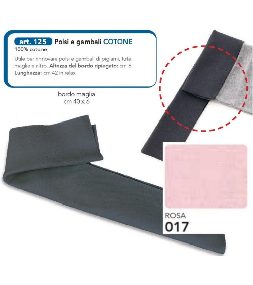 M125-017 BORDO POLSI E GAMBALI ROSA
