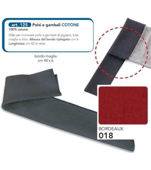 M125-018 BORDO POLSI E GAMBALI BORDEAUX