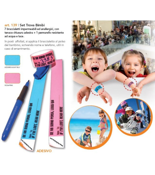 M139-013 SET TROVA BIMBI CELESTE**